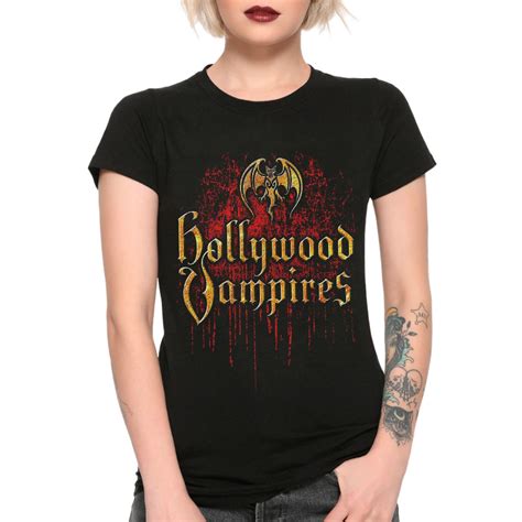 Hollywood Vampires Graphic T Shirt Mens And Womens Etsy