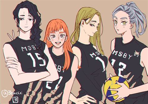 Pin By Evan On 球戯 Haikyuu Genderbend Haikyuu Characters Haikyuu Manga