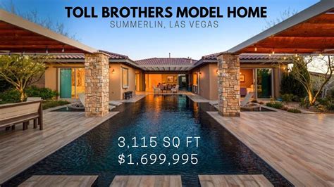 Las Vegas Home Tour Toll Brothers Model Home 3115 Sq Ft 17m