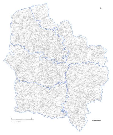 It is one of the 13 new regions created by the territorial reform that took effect on january 1, 2016. Carte des villes et communes des Hauts-de-France