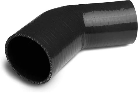 Silicone Hose Connector Mm Black Intercooler Radiator Tube