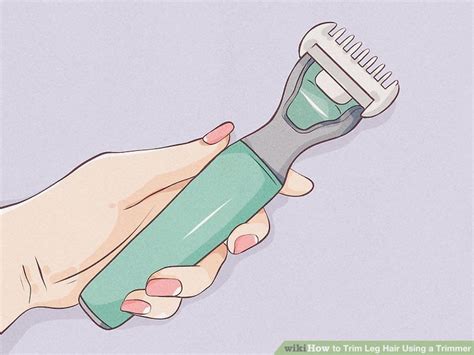 How To Trim Leg Hair Using A Trimmer Steps With Pictures