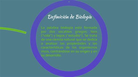 DefiniciÓn De BiologÍa By Claudia Manriquez Sánchez On Prezi