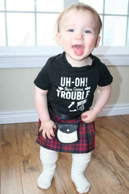 Macdonald Baby Kilt 4 12 Month Scottish Plaid Tartan Christening Outfit