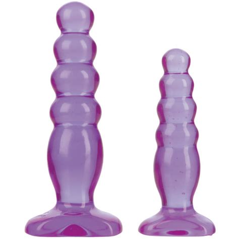 Doc Johnson Crystal Jellies Anal Delight Trainer Kit Sinful Fi