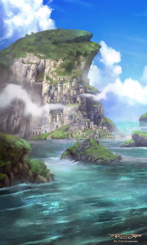 Pin By Unsu On Game Ilustrators Fantasy Town Fantasy Landscape