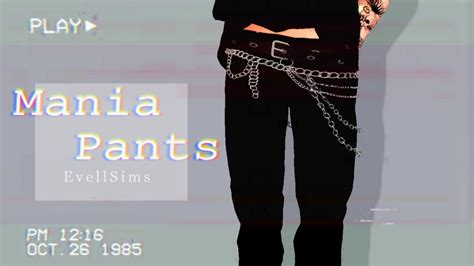 Evellsims Mania Pants 27 Swatches New Mesh All Lods