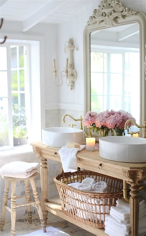 Elegant French Cottage Bathroom Renovation Peek And Why I Am In Love