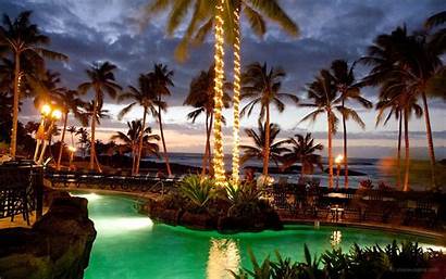 Hawaii Ecran Fonds Hawaiian Resort Tropical Islands