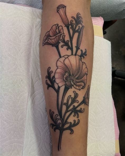 Men Love Getting Flowers Too Poppies Done By Anthony Solgr Tovar At