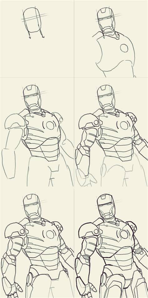 How to draw iron man from fortnite marvel legends grab your pen and paper and follow along as i guide you through these step. How to draw iron man : 10 Step by Step Examples