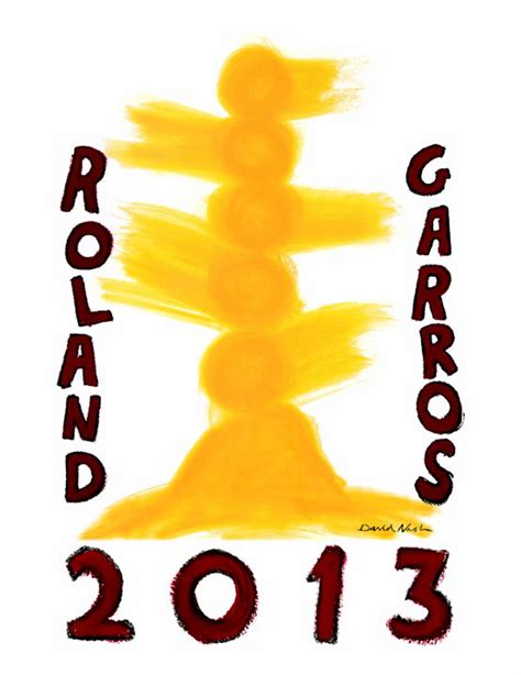 A fost spulberata in primul tur. Les affiches de Roland Garros