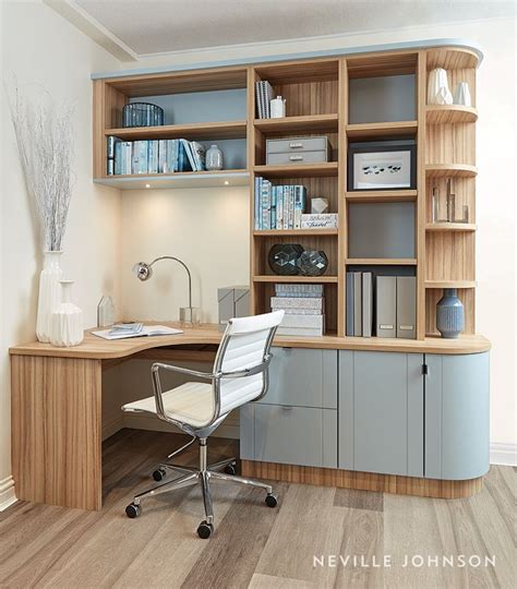 This Fitted Modern Study Has Been Designed With Useful Storage Cabinets
