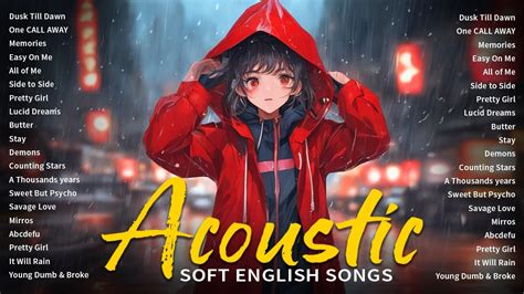 Top English Acoustic Love Songs Playlist 2023 Soft Acoustic Cover Of