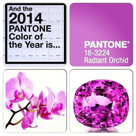 2014 Pantone Color Of The Year Radiant Orchid Pantone Color Color Of