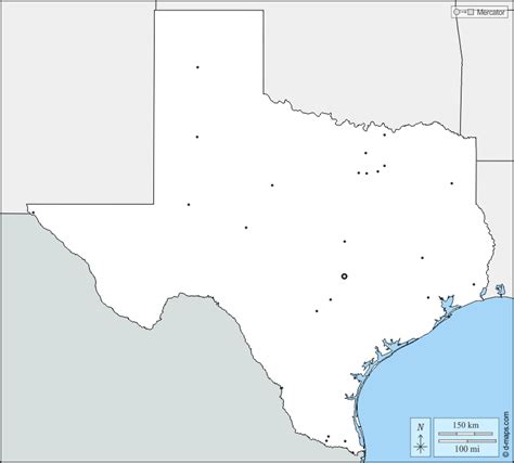 Texas Free Map Free Blank Map Free Outline Map Free Base Map