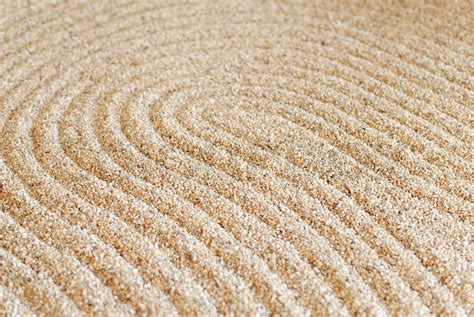 Zen Sand Pattern Stock Image Colourbox