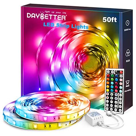 Reviews For Daybetter 50ft 270leds Rgb Led Light Strips Kits With