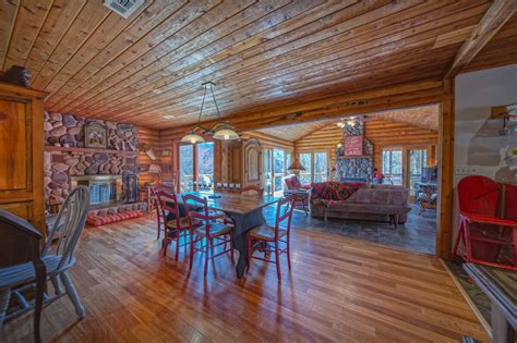 This is a gorgeous home with views of the mountains with a tranquil waterfront setting. Log Cabin Retreat | Smith Mountain Lake Cabin Rental ...