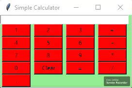 Python Simple Gui Calculator Using Tkinter Geeksforgeeks