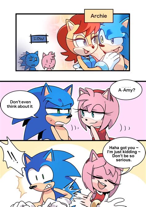 こはねฅˆ•ﻌ•ˆฅ On Twitter Sonic Sonic Funny Sonic And Amy