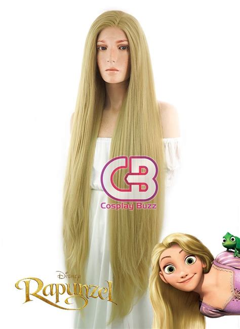 Blonde Long Hair Wig With Bangs And Ponytails For Disney Princess
