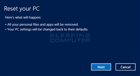 How To Perform A Clean Install Of Windows 8 Using Reset Your Pc