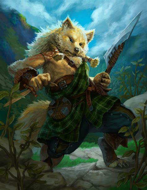 Canid Highlander By Chichapie Fox Wolf Dog Werewolf Humanoid Anthro