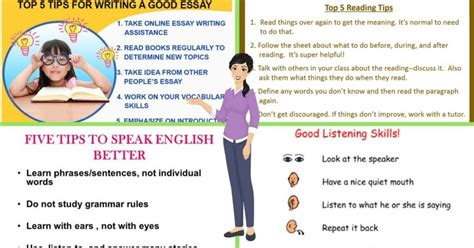 Top Tips For Improving Your English Language Skills Eslbuzz Learning