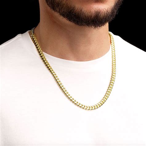 Solid Gold Cuban Link Chain 10k 14k The Gold Gods