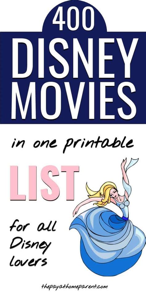 List of all disney films in alphabetical order. Disney Movies List That You Can Download For FREE | All ...