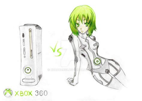 Xbox360 Vs Xbox Anime Girl By Kuronox02 On Deviantart