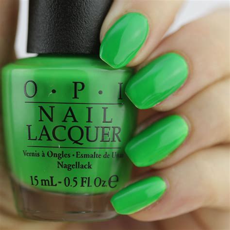 Opi Brights Summer 2016 Tru Neons Green Come True Summer Nails