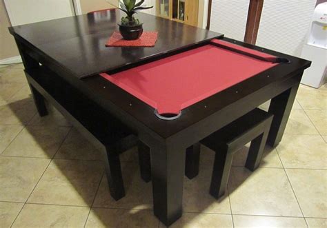 pool table that turns into a dining table A dining table which turns into a pool table? yeeeeeeeees! :)