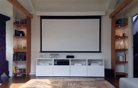 The bedroom projectors range with regard to the level of brightness, be it less than a good hundred lumens for the pico projectors to the thousands of. How to hide the TV - projector with screen! The screen can ...