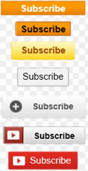 Youtube Subscribe Button Images Youtube Subscribe Button Transparent