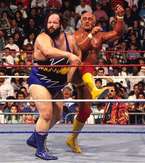 Hulk Hogan Vs Earthquake The Fishbulb Suplex