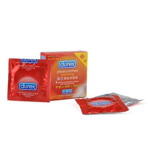 Durex Pleasuremax Warming Ribbedanddotted Condoms 3 Pack Sex Toys