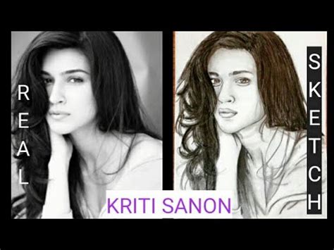 Drawing Kriti Sanon YouTube