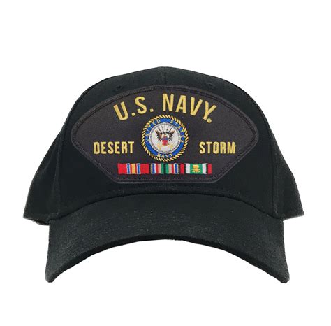 Us Navy Desert Storm Ribbon Ball Cap Desert Storm Veteran Caps