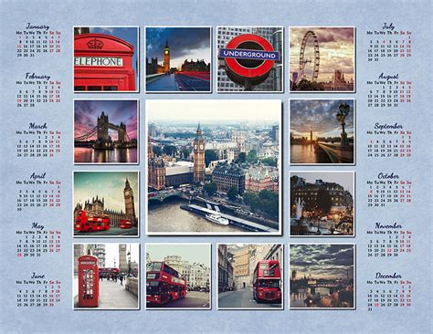 Сreate A Photo Collage Calendar With Your Pics For Free