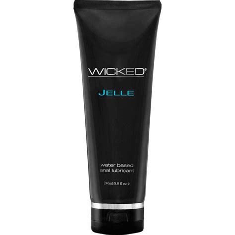Wicked Jelle Anal Gel Unscented Lubricant 240ml Naked Passion