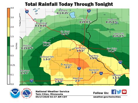 Rainy In Many Areas Through Sunday Afternoon Updated Rain Totals Mpr
