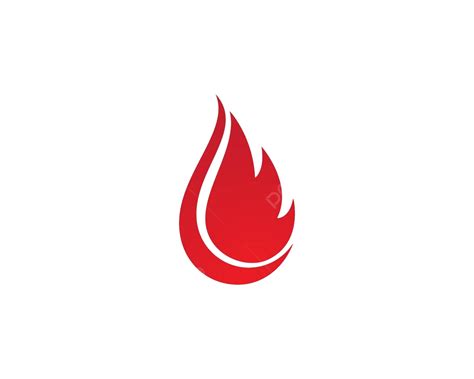 Fire Flame Logo Template Flammable Vapor Warm Vector Flammable Vapor