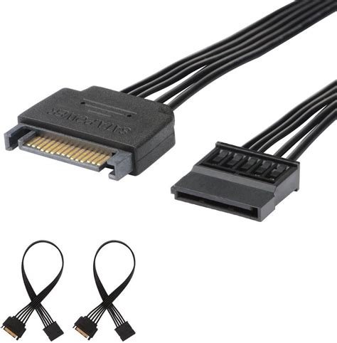 Jandd 15 Pin Sata Power Extension Cable Male To Female Uk Electronics