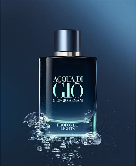 Acqua di Giò Profondo Lights Giorgio Armani cologne a new fragrance for men