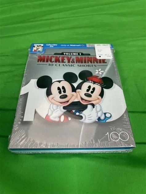 Mickey And Minnie 10 Classic Shorts Vol1 Blu Raydvd 2023 New Disney