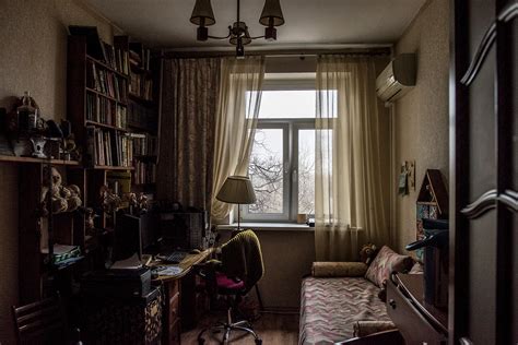 A Home Office In A Soviet Khrushchyovka Apartment Building Rcozyplaces