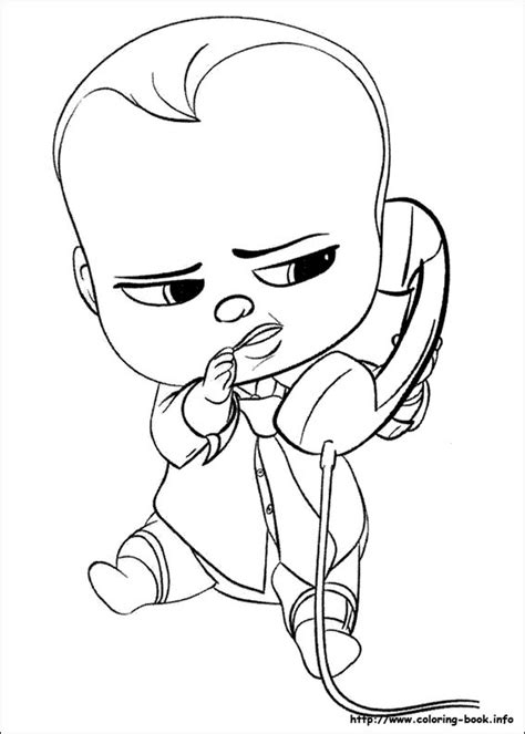 Boss Baby Pages Printable Coloring Pages