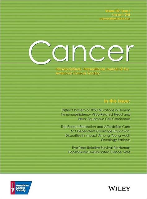 American Cancer Society Publications Cancer Journals American